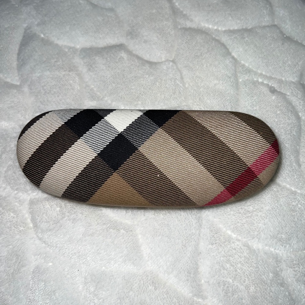 Burberry Classic Check Pattern Hard Shell Glasses… - image 1